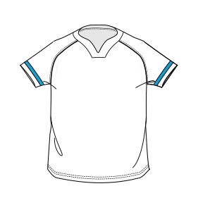 Fashion sewing patterns for BOYS T-Shirts Football Shirt 7306